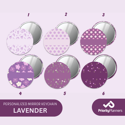 Mirror Keychain - Lavender Collection