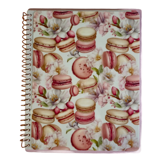 Culinary Chronicles – 150-Page Dessert Recipe Planner | Cake, Cookies, Cheesecake, Traybakes & More | Rose Gold Spiral & Kitchen Conversion Guide